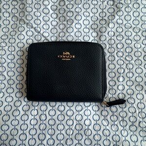 Coach navy Leather Women's Wallet